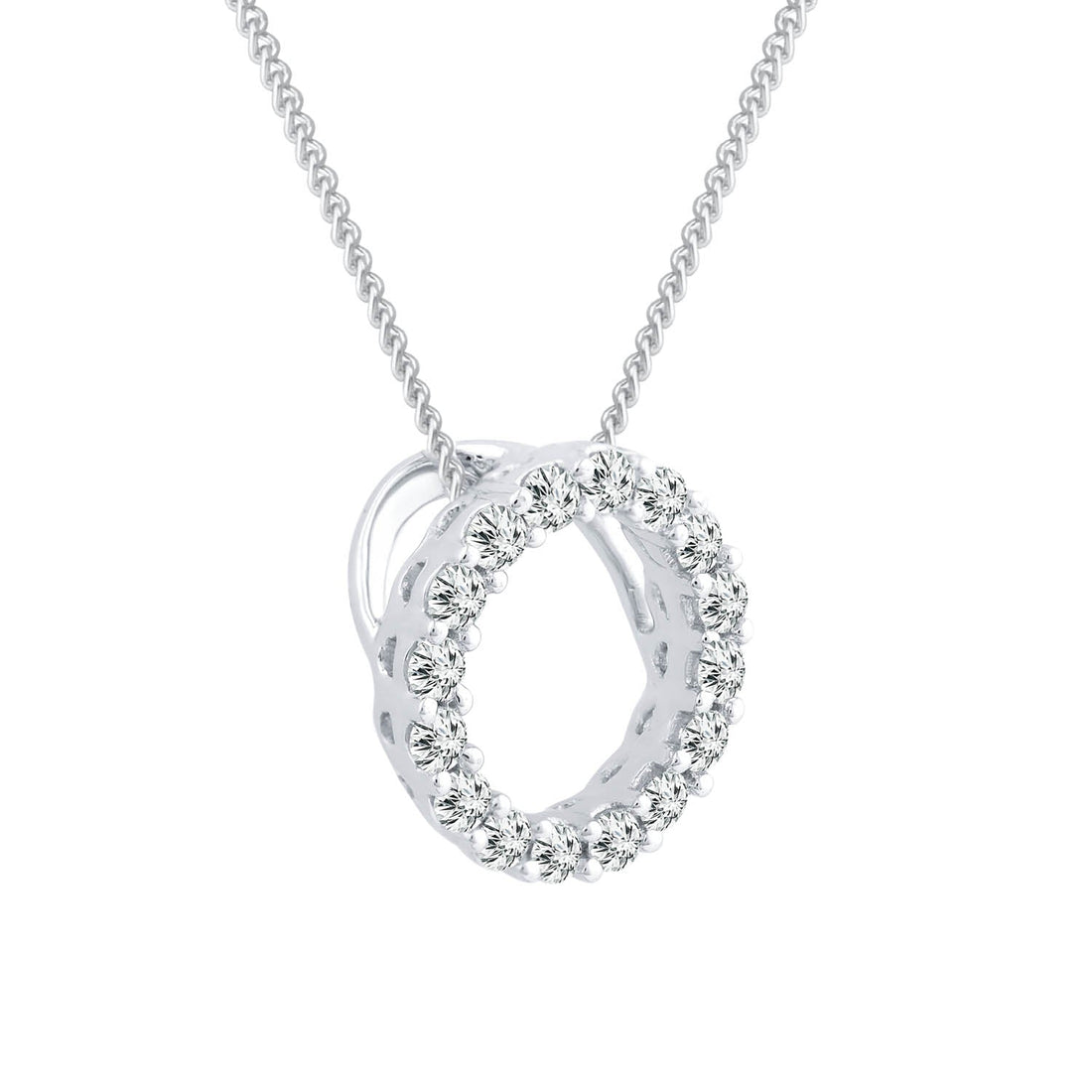 9CT IVY DIAMOND PENDANT