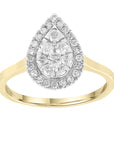 9CT GRAZIA DIAMOND RING