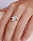 9CT GRAZIA DIAMOND RING