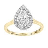 9CT GRAZIA DIAMOND RING