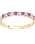 9CT MYRA RUBY & DIAMOND RING