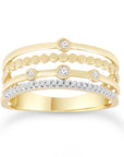 9CT AURETTA DIAMOND RING