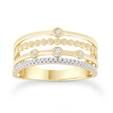 9CT AURETTA DIAMOND RING