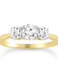 9CT CATIA DIAMOND TRILOGY RING