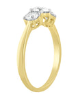 9CT CATIA DIAMOND TRILOGY RING