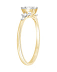 9CT DEMI DIAMOND RING