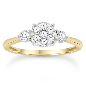 9CT LILIANA DIAMOND RING