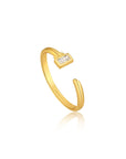 Ania Haie Gold Key Adjustable Ring