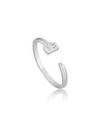 Ania Haie Silver Key Adjustable Ring