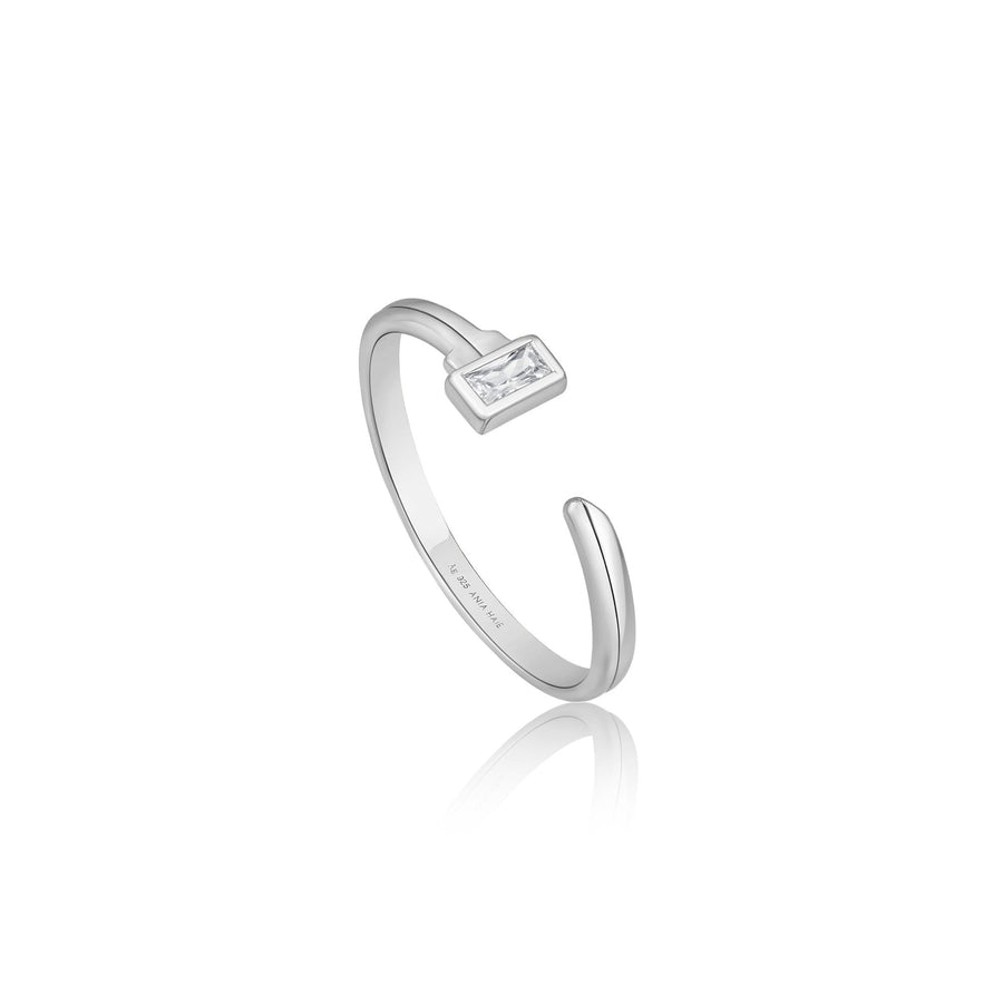 Ania Haie Silver Key Adjustable Ring