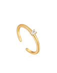 Gold Glam Adjustable Ring