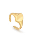 Ania Haie Gold Arrow Adjustable Signet Ring