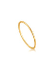 Ania Haie 14kt Gold Fine Band Ring