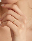 Ania Haie 14kt Gold Stargazer Band Ring