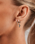 S/S SPEAR HUGGIE EARRINGS