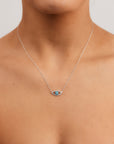 S/S OPALITE HAMSA HAND NECKLACE