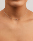 S/S SOLAR CHOKER NECKLACE