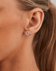 S/S CLOVER STUD EARRINGS