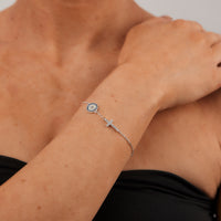 S/S PROTEZIONE CROSS BRACELET