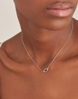 Ania Haie Silver Wave Link Necklace