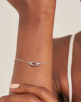 Ania Haie Silver Wave Link Bracelet