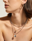 Ania Haie Silver Link Charm Chain Necklace