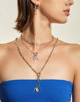 Ania Haie Silver Mini Link Charm Chain Connector Necklace