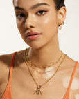 Ania Haie Gold Chain Rainbow Connector Necklace