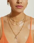 Ania Haie Gold Rainbow Chain Connector Necklace