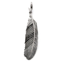 Thomas Sabo Charm Pendant Raven Feather Black