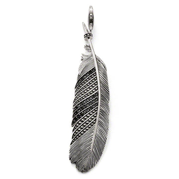 Thomas Sabo Charm Pendant Raven Feather Black