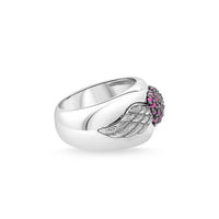 Thomas Sabo Ring Winged Heart Garnet