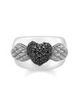 Thomas Sabo Ring Winged Heart Black