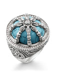 Thomas Sabo Cocktail Ring "Turquoise Karma Wheel"