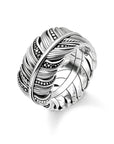 Thomas Sabo Ring "Feather Pave"