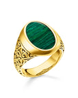 THOMAS SABO Ring green-gold