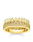 Thomas Sabo Ring Leaves Crown Gold