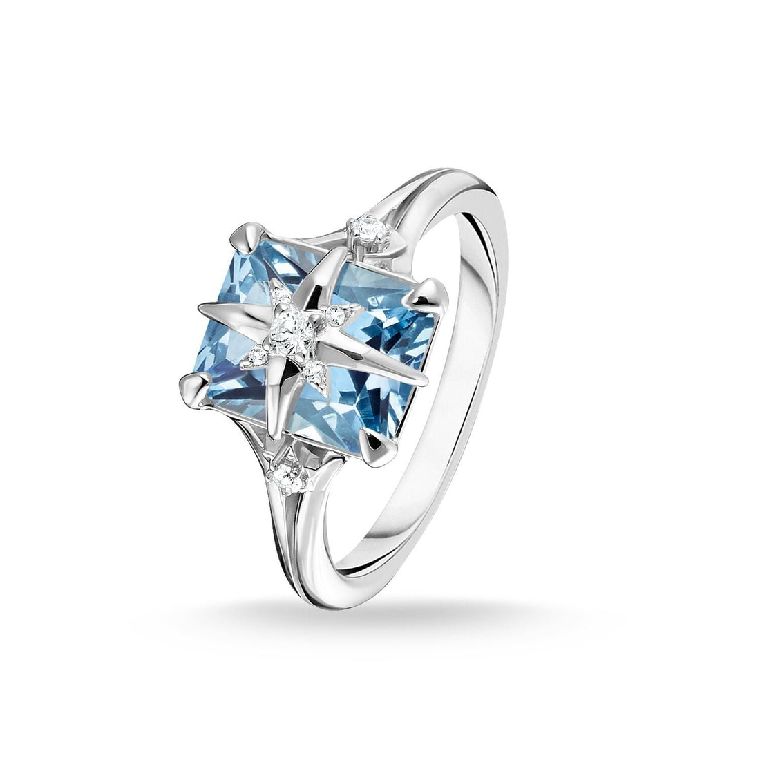 Thomas Sabo Ring Blue Stone With Star