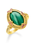 Thomas Sabo Ring Green Stone