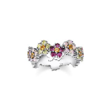 Thomas Sabo Ring Flowers Silver