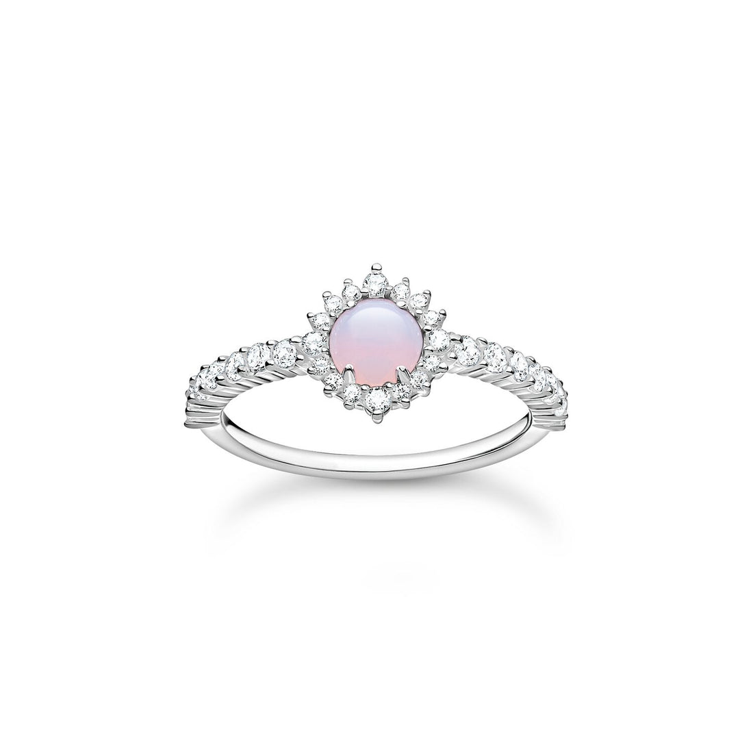 Thomas Sabo Ring Pink Stone Silver