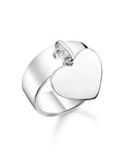 Thomas Sabo Ring With Heart Silver