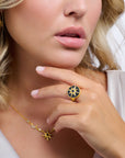 Thomas Sabo Ring royalty star colourful stones