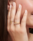 Thomas Sabo Ring Lock Gold