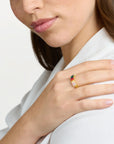 THOMAS SABO Ring colourful stones gold