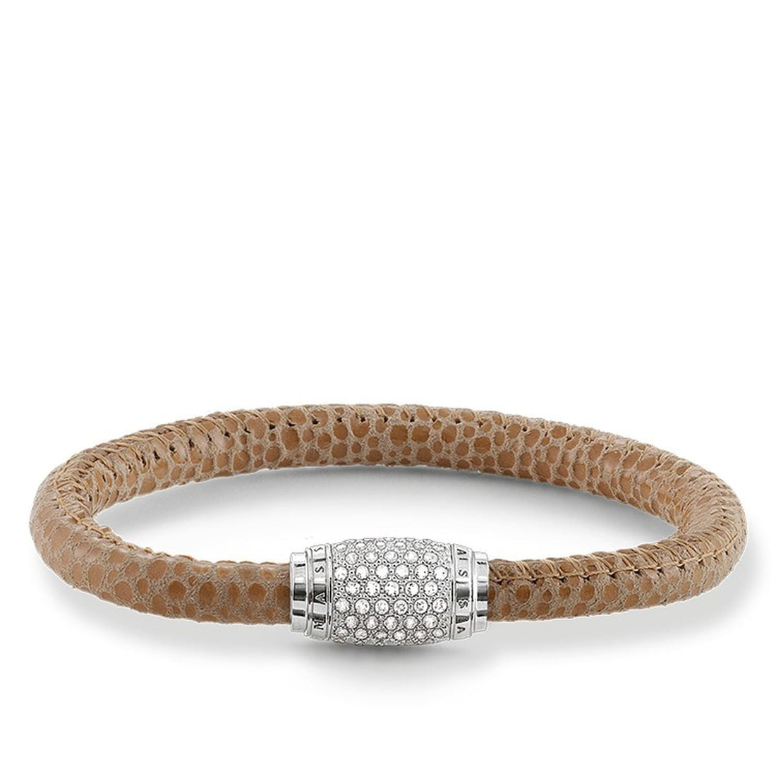 Thomas Sabo Leather Strap "Brown Pave"