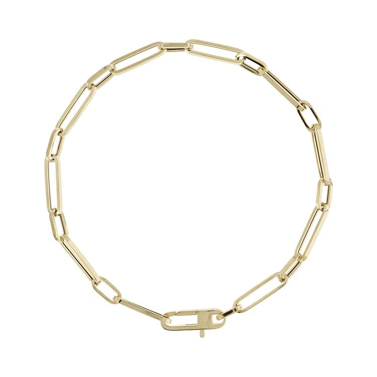 9CT MISCHA PAPERCLIP BRACELET