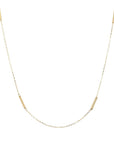 9CT XANTHE BAR NECKLACE