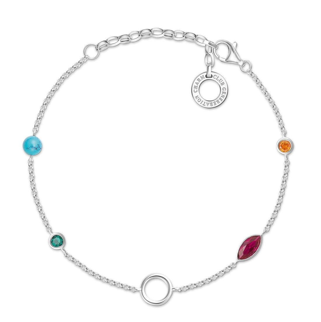 Thomas Sabo Charm Bracelet "Colourful Stones"