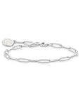 THOMAS SABO Charm Bracelet with Cold Enamel Silver